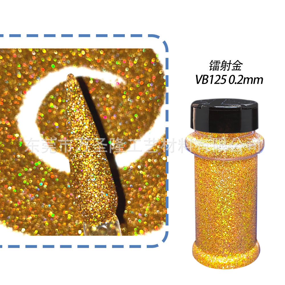 Wholesale Holographic Bottle Glitter Nail Art Colorful Sequins